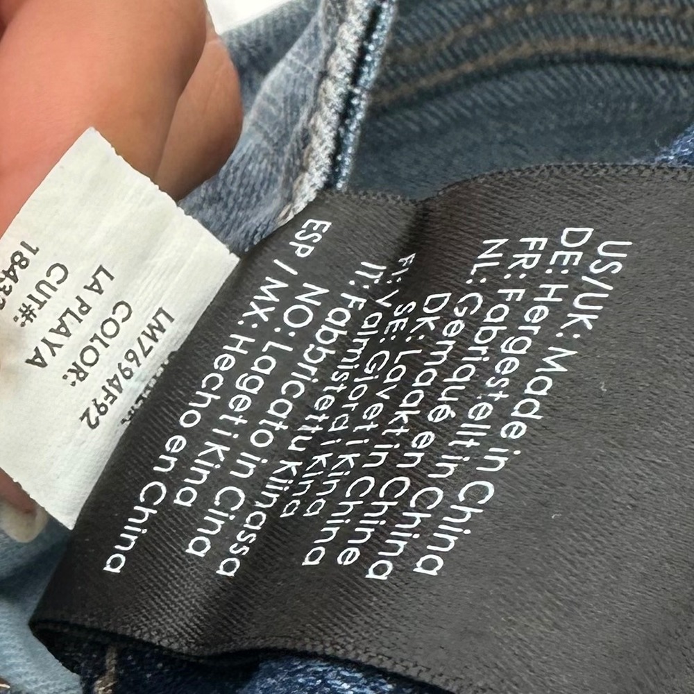 Liverpool The Crop Flare Hi Low 5 PKT Fray Hem 26" La Playa Stretchy Jeans 6 28 - Picture 4 of 10
